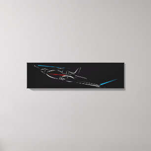 BE-55 Baron Canvas Print