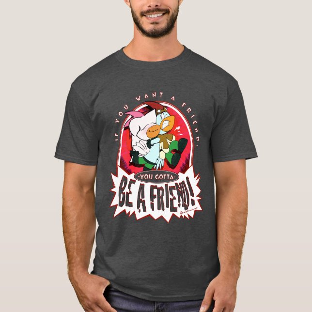 Be A Friend - Chimney Chickens Men's Tee (Front)