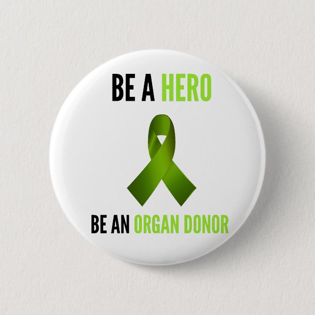 Be a Hero 2 Inch Round Button (Front)