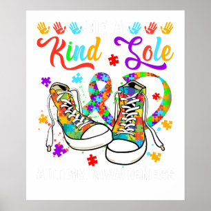 be a kind sole autism awareness (2 poster