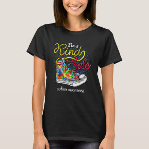 Be A Kind Sole Autism Awareness Puzzle Shoes Be Ki T-Shirt