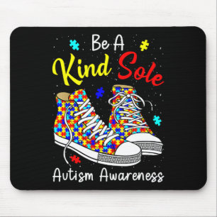 Be A Kind Sole Autism Awareness Rainbow Mouse Pad