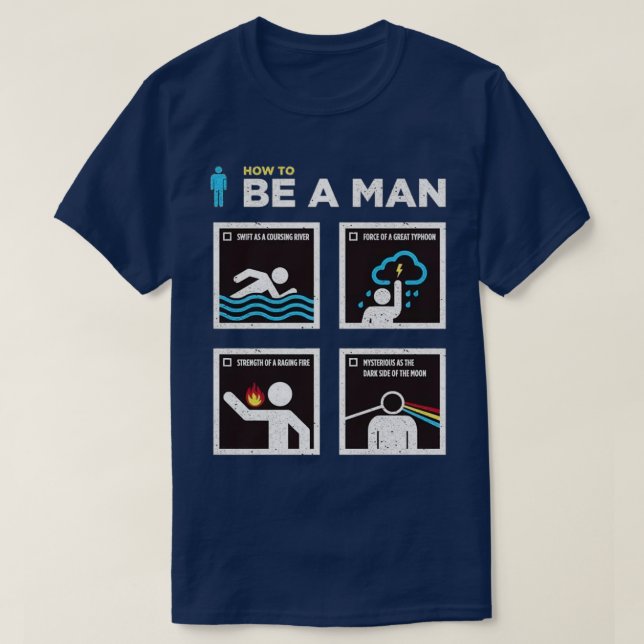 be a man T-Shirt (Design Front)