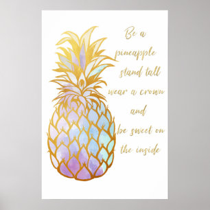 Be a Pineapple Poster