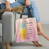 Be A Pineapple Watercolor Typography