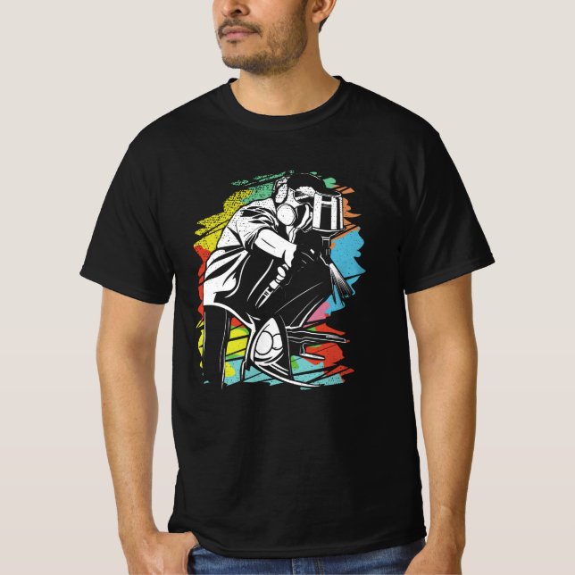 Be A Real Vehicle Painter T-Shirt (Front)