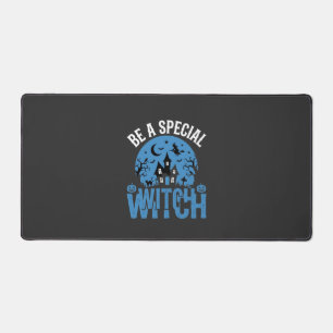 Be A Special Witch Halloween Design_1 Desk Mat