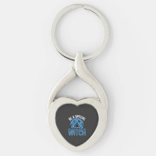 Be A Special Witch Halloween Design_1 Keychain