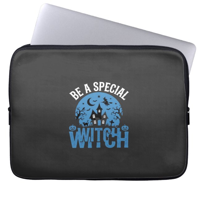 Be A Special Witch Halloween Design_1 Laptop Sleeve (Front)