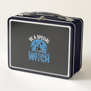 Be A Special Witch Halloween Design_1 Metal Lunch Box