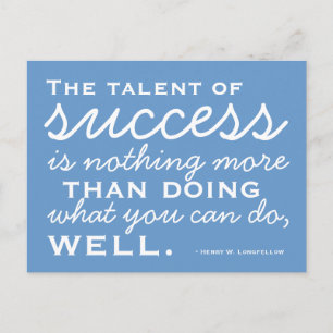 Be A Success - Motivational Postcard