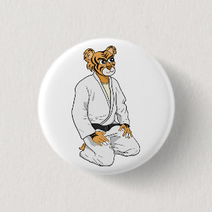 Be a Tiger 1 Inch Round Button