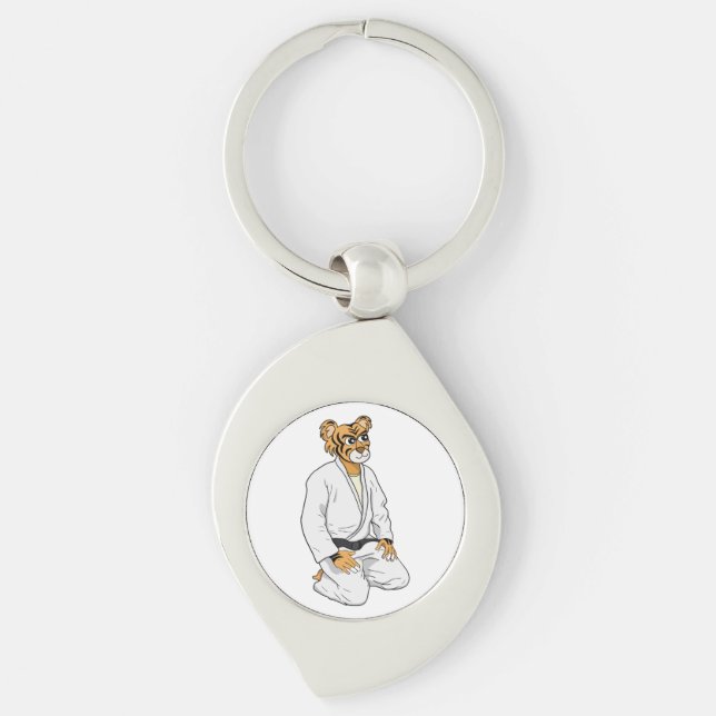 Be a Tiger Keychain (Front)