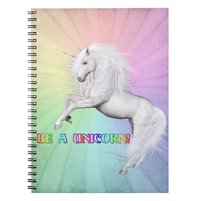 Be A Unicorn Notebook (Front)