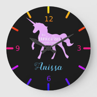 Be a Unicorn Square Wall Clock