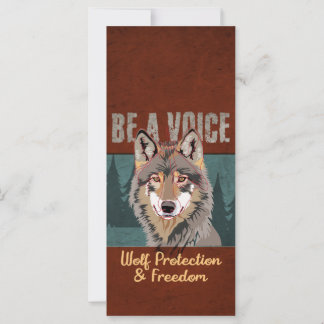 Be a Voice - Wolf Protection and Freedom