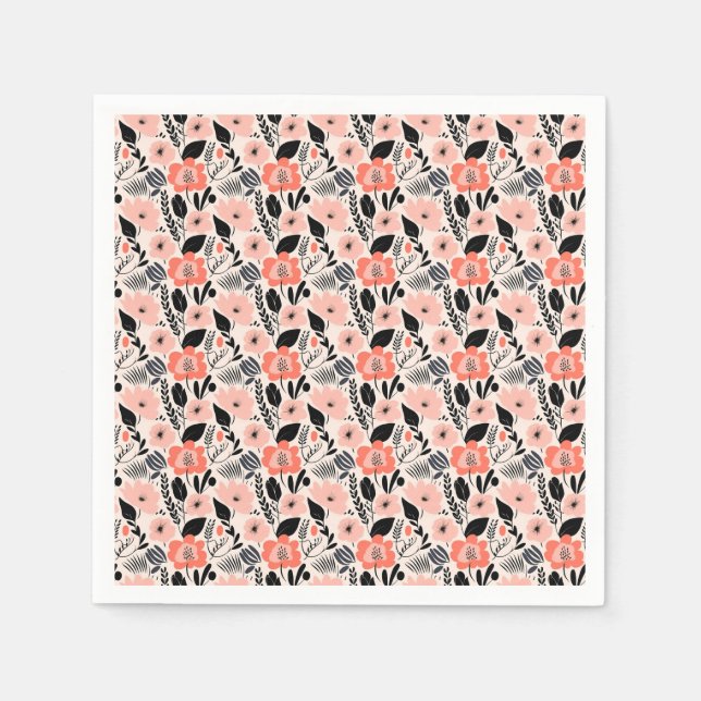 Be A Wildflower In A Garden Full Of Roses Napkin (Front)