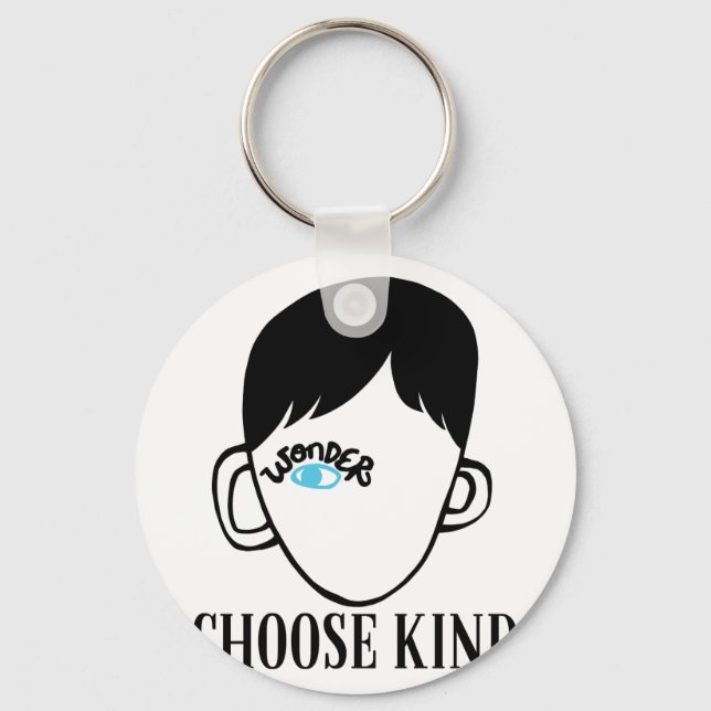 Be a wonder - Choose Kind - Kindness Shirt Keychain (Front)