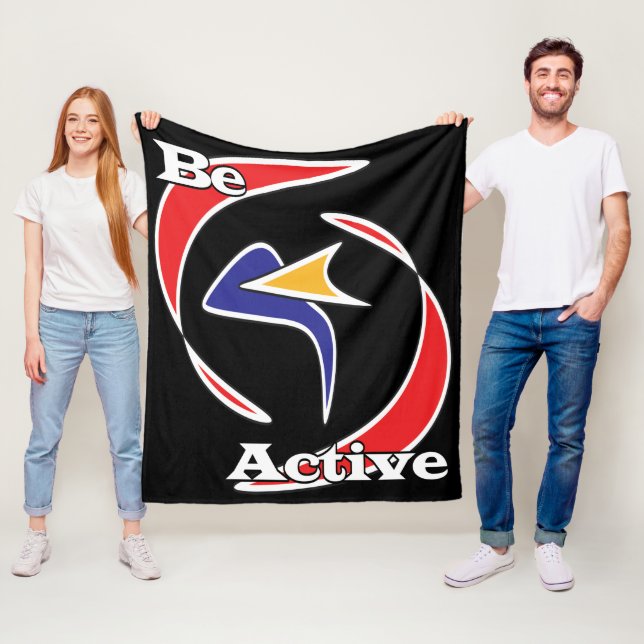 Be Active   Fleece Blanket (In Situ)