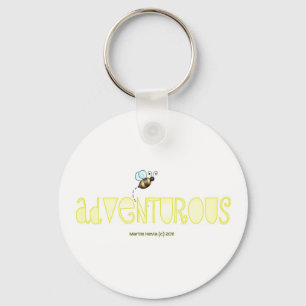 Be Adventurous - A Positive Word Keychain