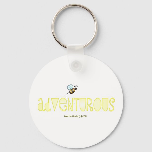 Be Adventurous - A Positive Word Keychain (Front)