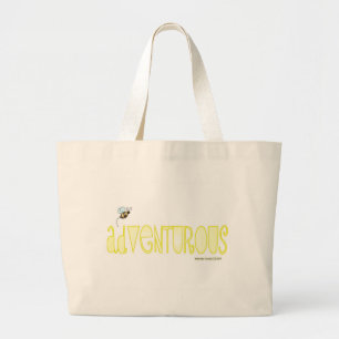 Be Adventurous - A Positive Word Large Tote Bag
