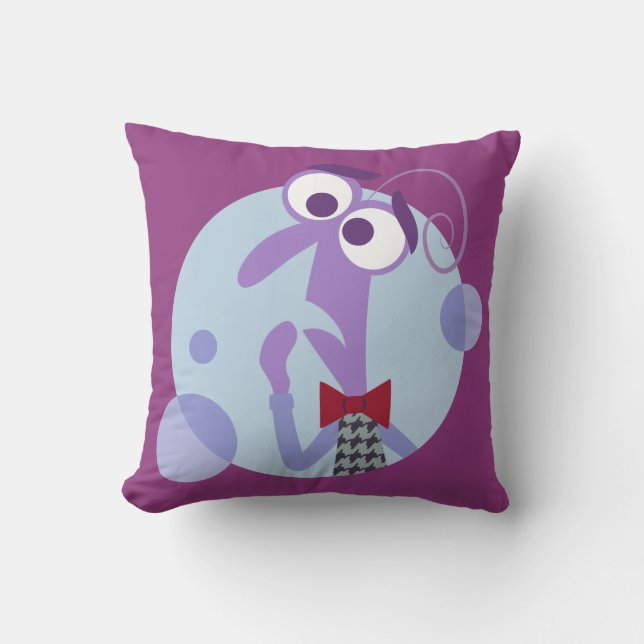 Be Afraid Throw Pillow (Front)