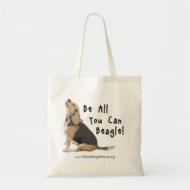 Be All You Can Beagle! Tote Bag (Front)