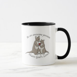 Be an awesome possum - share God's love Mug