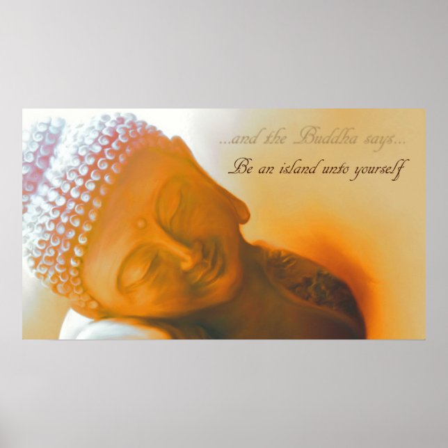 Be an island. poster (Front)