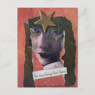 BE ANYTHING BUT BASIC Postcard