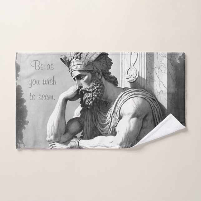 Be as you wish to seem (Serviette à main)