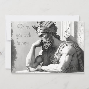 Be as you wish to seem holiday card