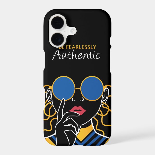 Be Authentic iphone case (Back)