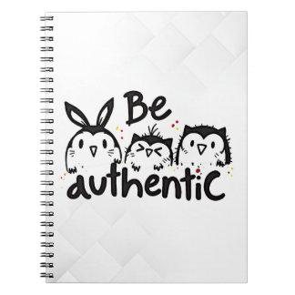 Be Authentic Notebook