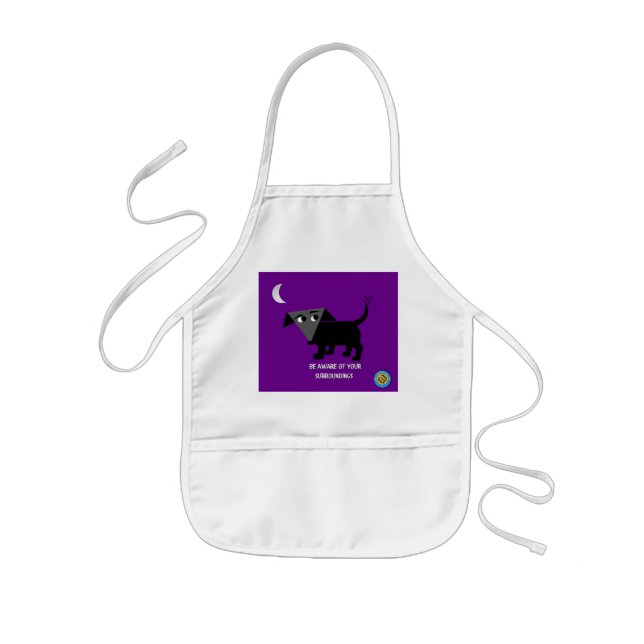 Be Aware of Your Surroundings. Child's Apron (Front)