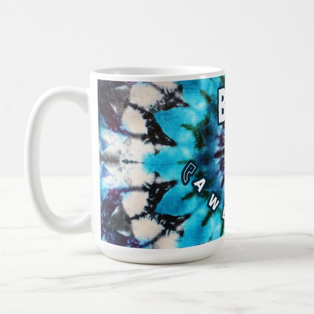 Be Awesome Tie Dye Design Coffee Mug (Left)