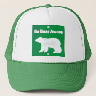 Be Bear Aware Trucker Hat