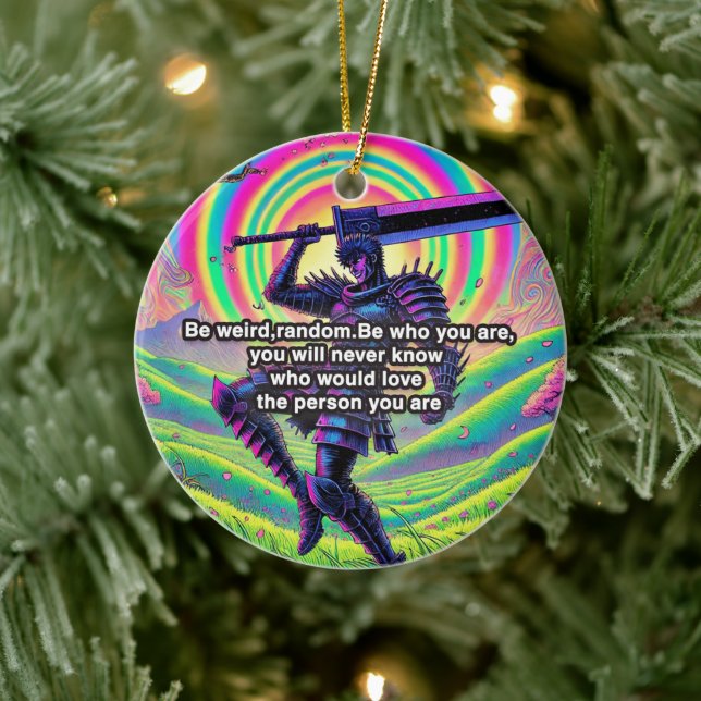 "Be bold, be you" High-quality ornament (Tree)