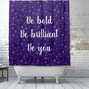 Be Bold Purple Peacock Paradise