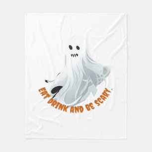 Be Boos Eat Drink And Be Scary Classic  Fleece Blanket