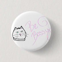 Be Bossy Cat Pin