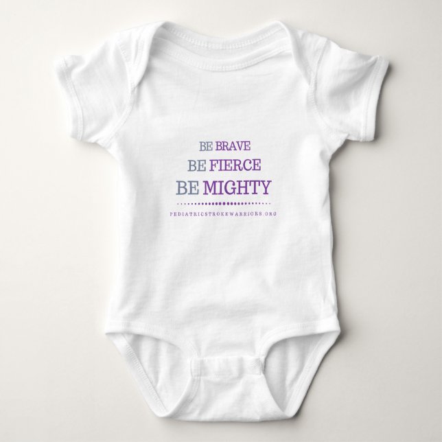 Be Brave Infant creeper (Front)