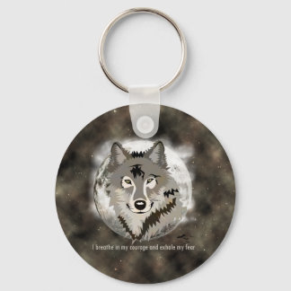 Be brave keychain