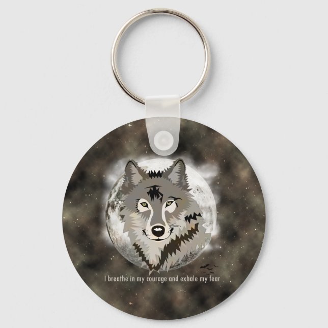 Be brave keychain (Front)