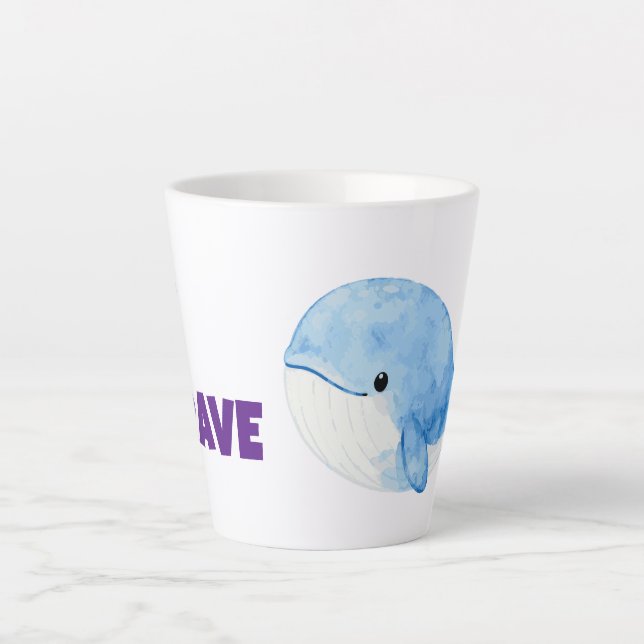 Be Brave Like Whale Mug for Kids (Front)