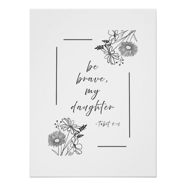 Be Brave - Poster Print (Front)