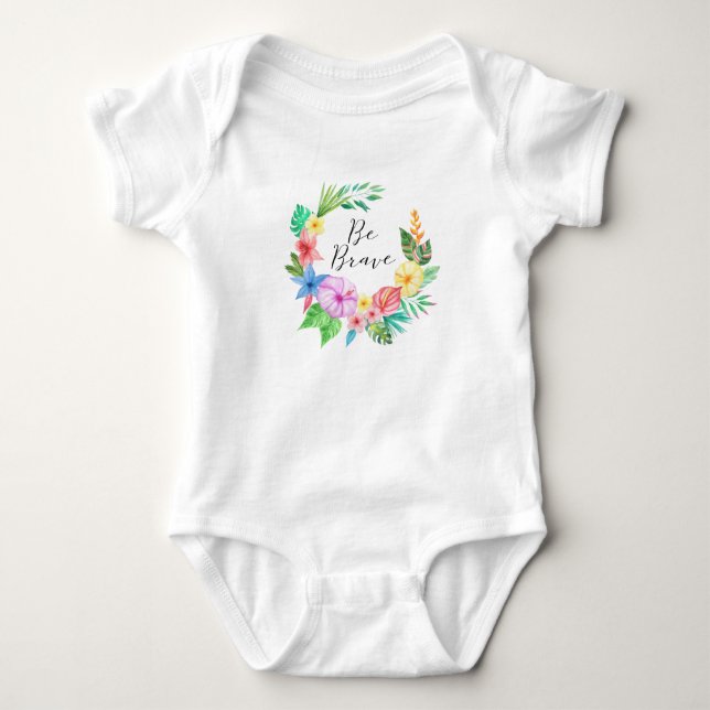 Be Brave Raglan Womens Shirt (Front)