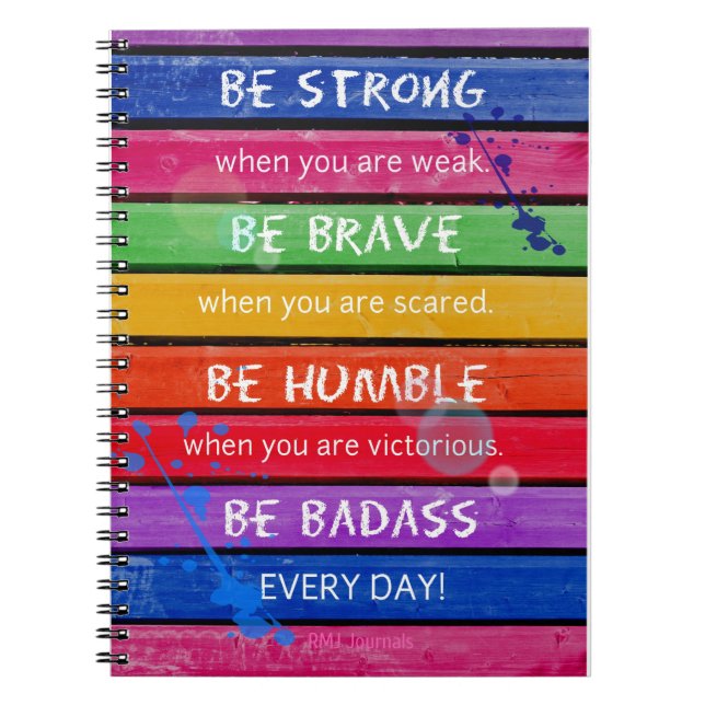 Be Brave - Spiral Journal (Front)