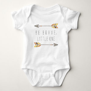 Be Brave Tribal Arrow Baby Bodysuit